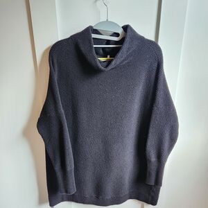 Free People Black Ottoman Slouchy Tunic EUC